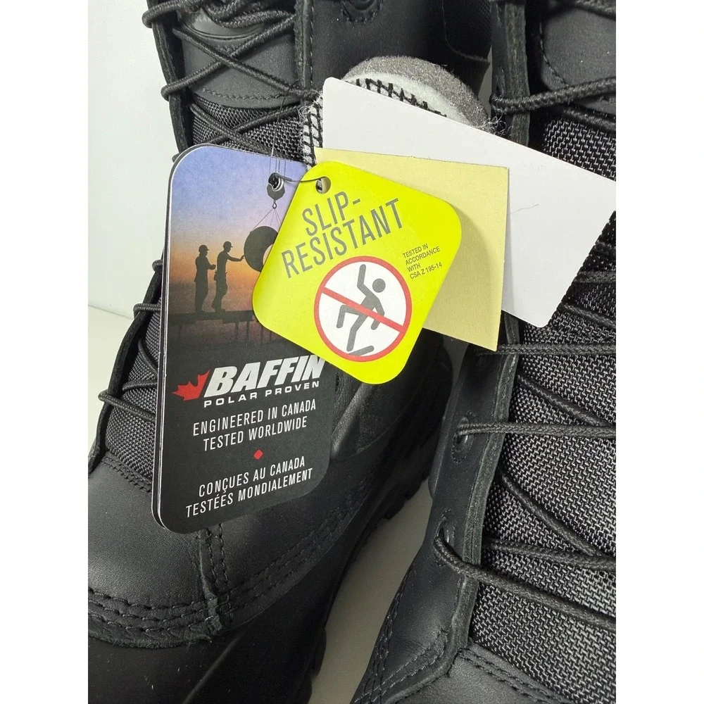 Baffin Workhorse STP Safety Winter Boots US 11 Black -60C Rated Canada Design